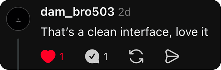 That's a clean interface, love it